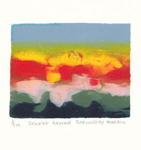 Bernadette Madden : «Scarlet ground»