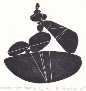 Agnieszka Zawadzka : «Impermanent totem – II»